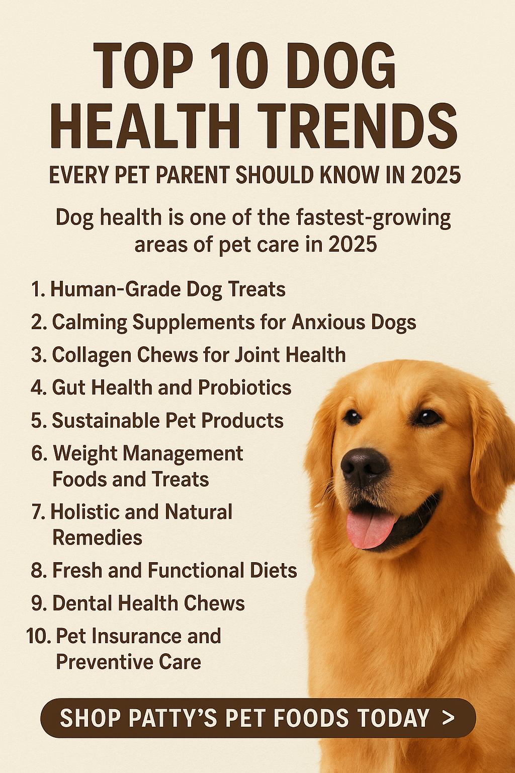 Top 10 Dog Health Trends Every Pet Parent Should Know in 2025
