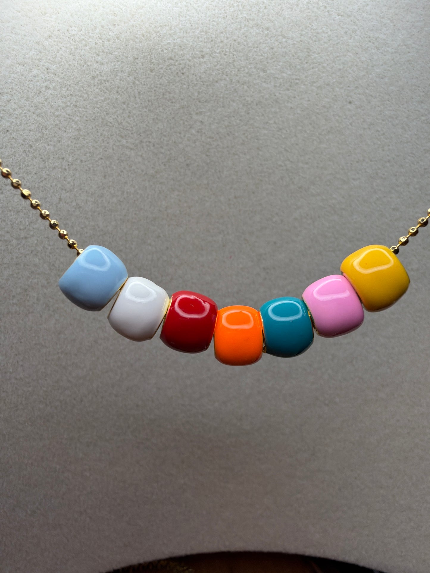 Color Pop Enamel Jewelry Spacer