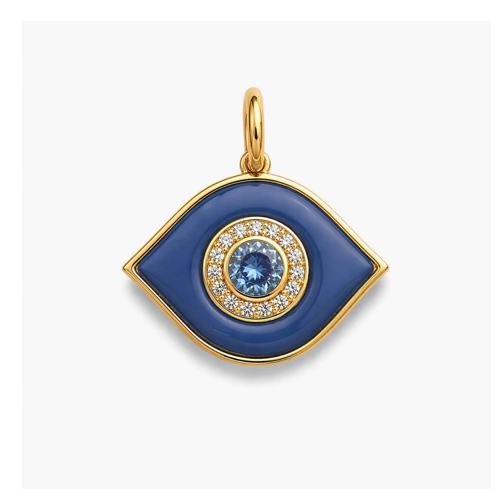Jumbo Stone Evil Eye Charm