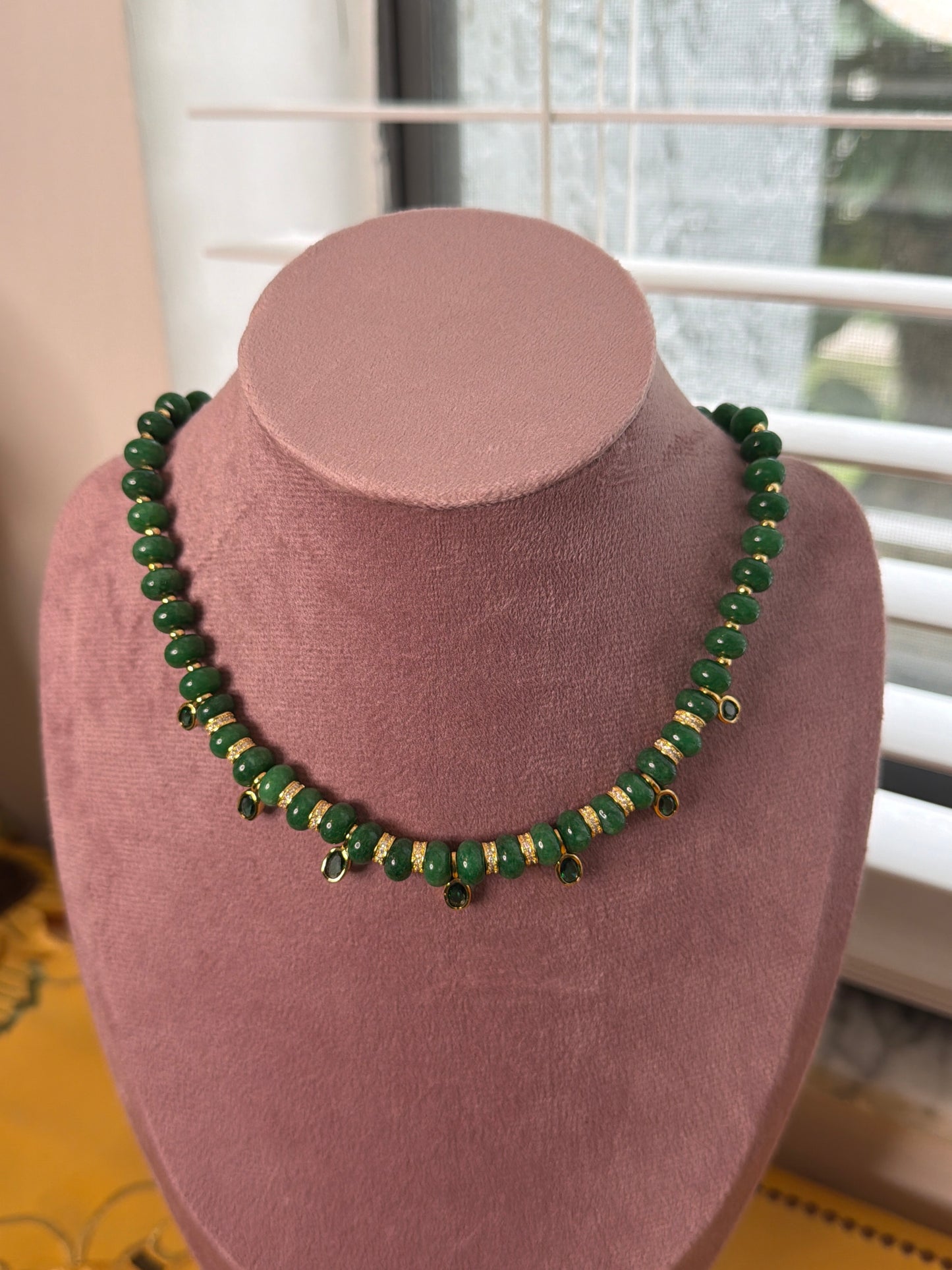 Candy Drop Necklace with 18K Gold Spacers | 16" + 2" Extender