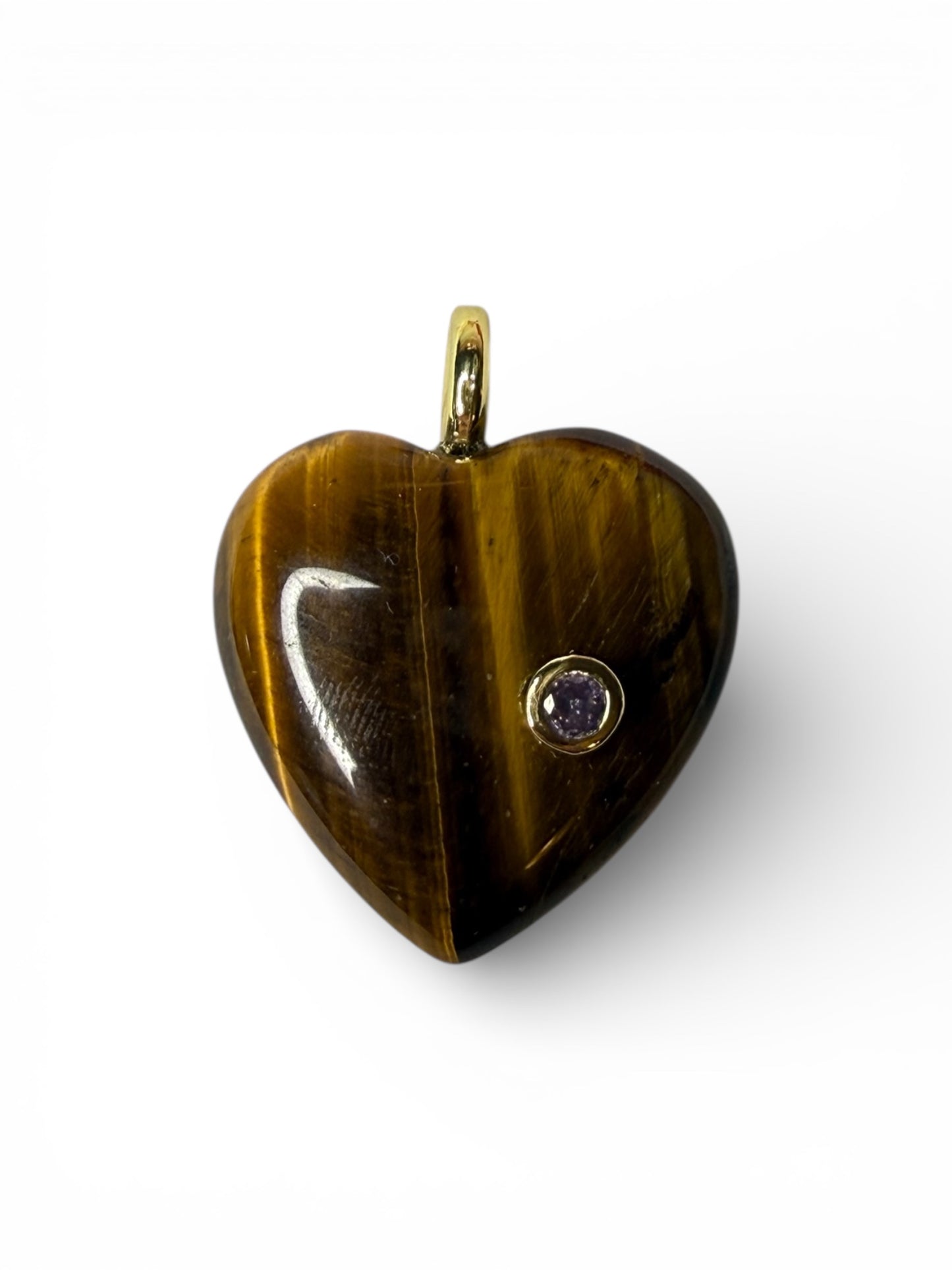 đź’–Heart Natural Stone Charm