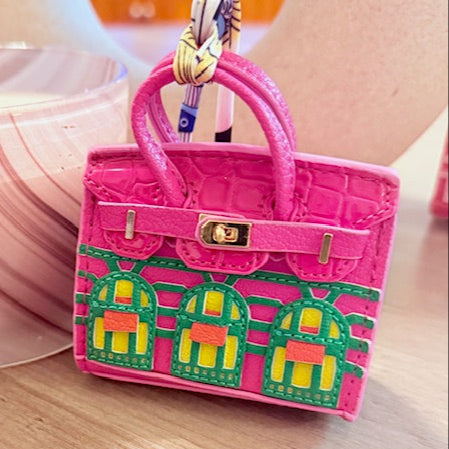 Leather Mini Purse/ Dog Waste Bag Dispenser