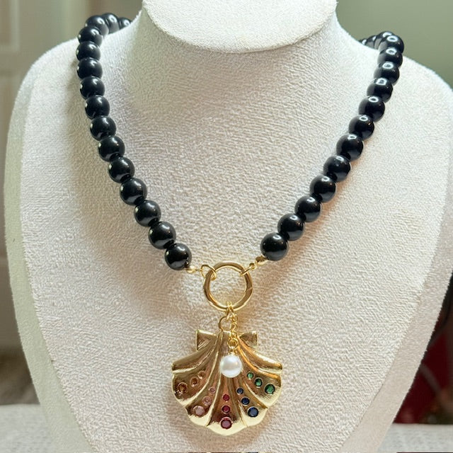 Tiger Eye Beaded Necklace – Handmade Boho Beach Jewelry for Women