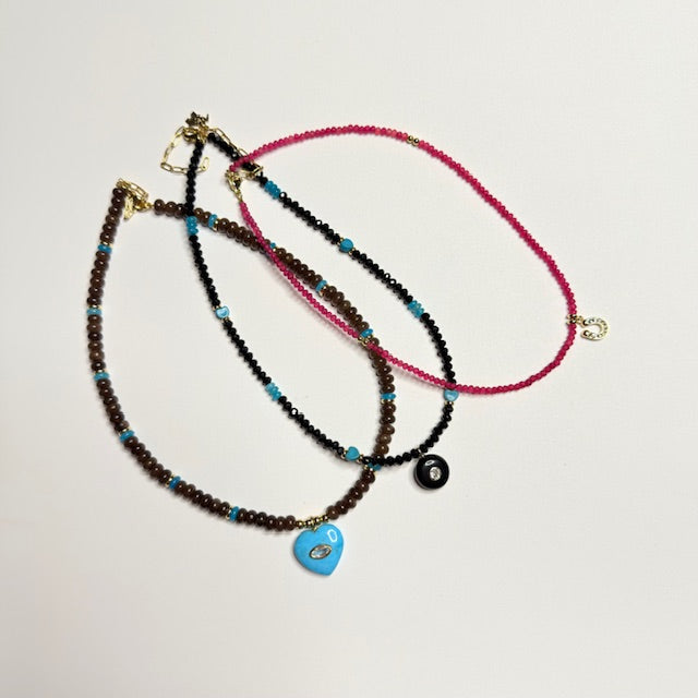 Handmade Natural Stone Bead Necklace
