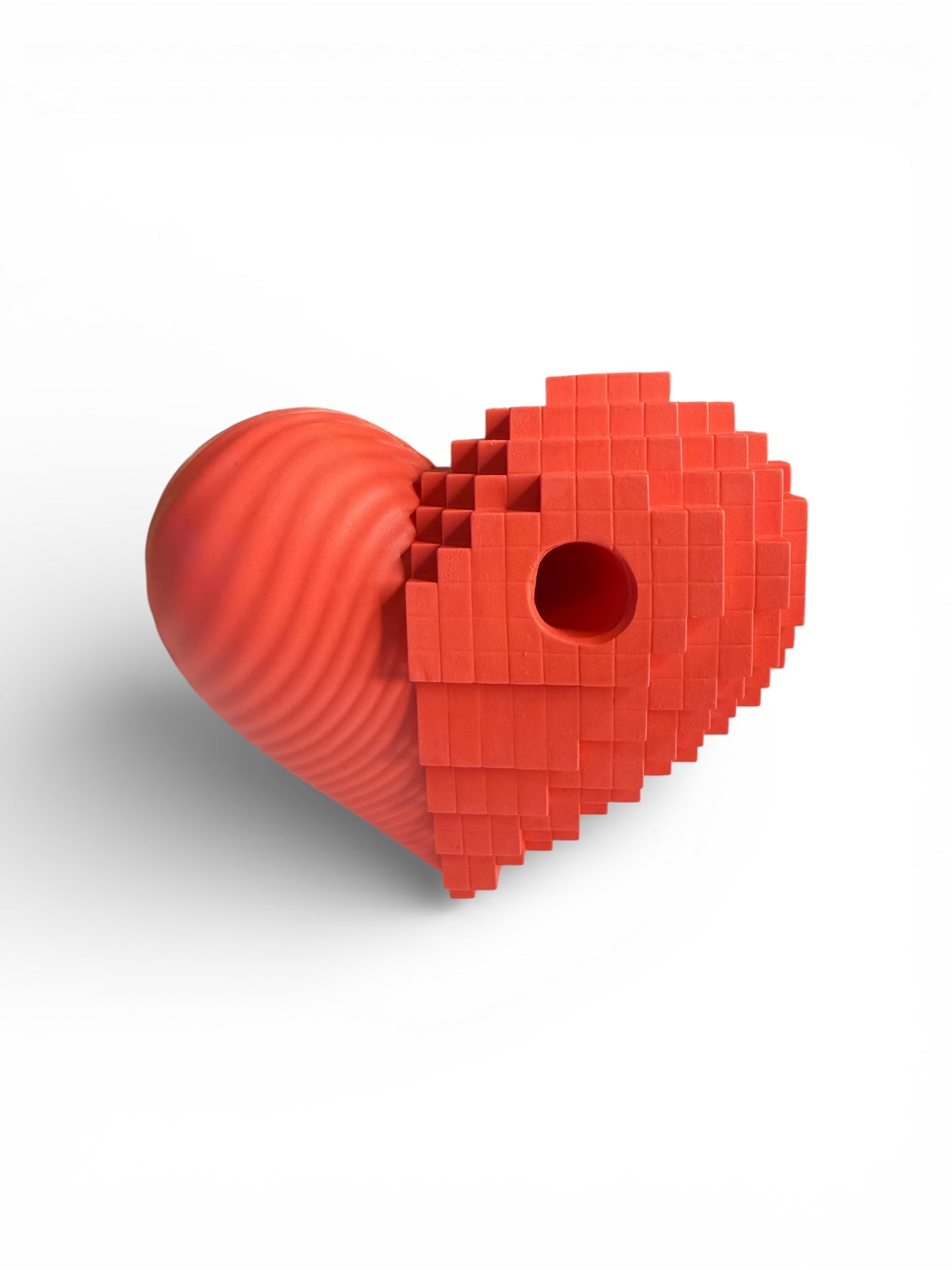 🐾 Sanddog Heart Art Organic Rubber Dog Chew Toy