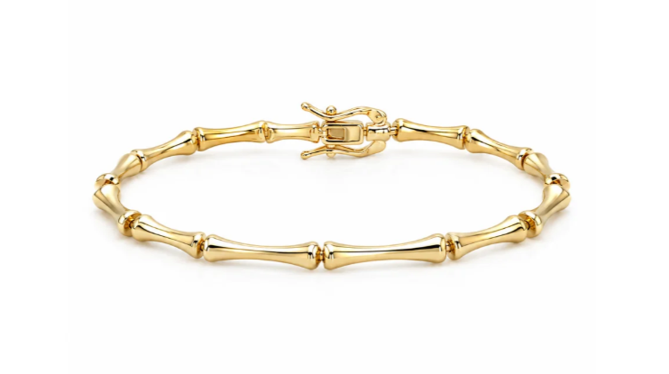 Bamboo Luxe Bracelet | 18K Gold Plated