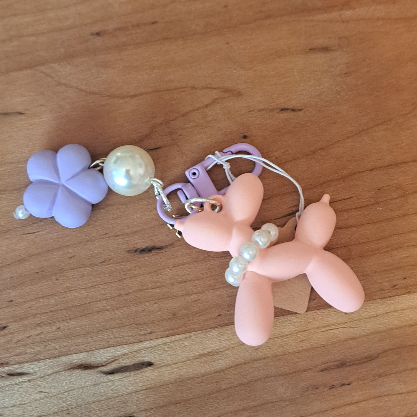 Balloon Dog Keychain/Bag Charm