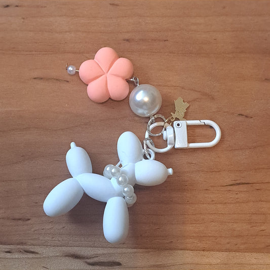 Balloon Dog Keychain/Bag Charm