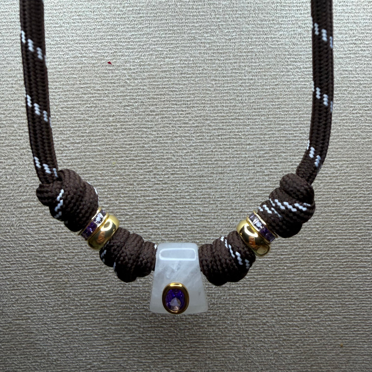 Nile Pyramid Paracord Necklace
