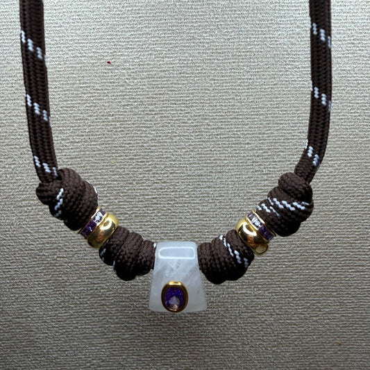 Nile Pyramid Paracord Necklace