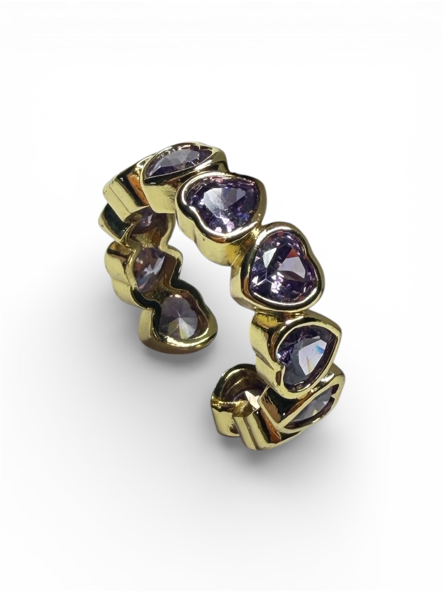 💙 Golden Petite Sweeheart Adjustable Ring