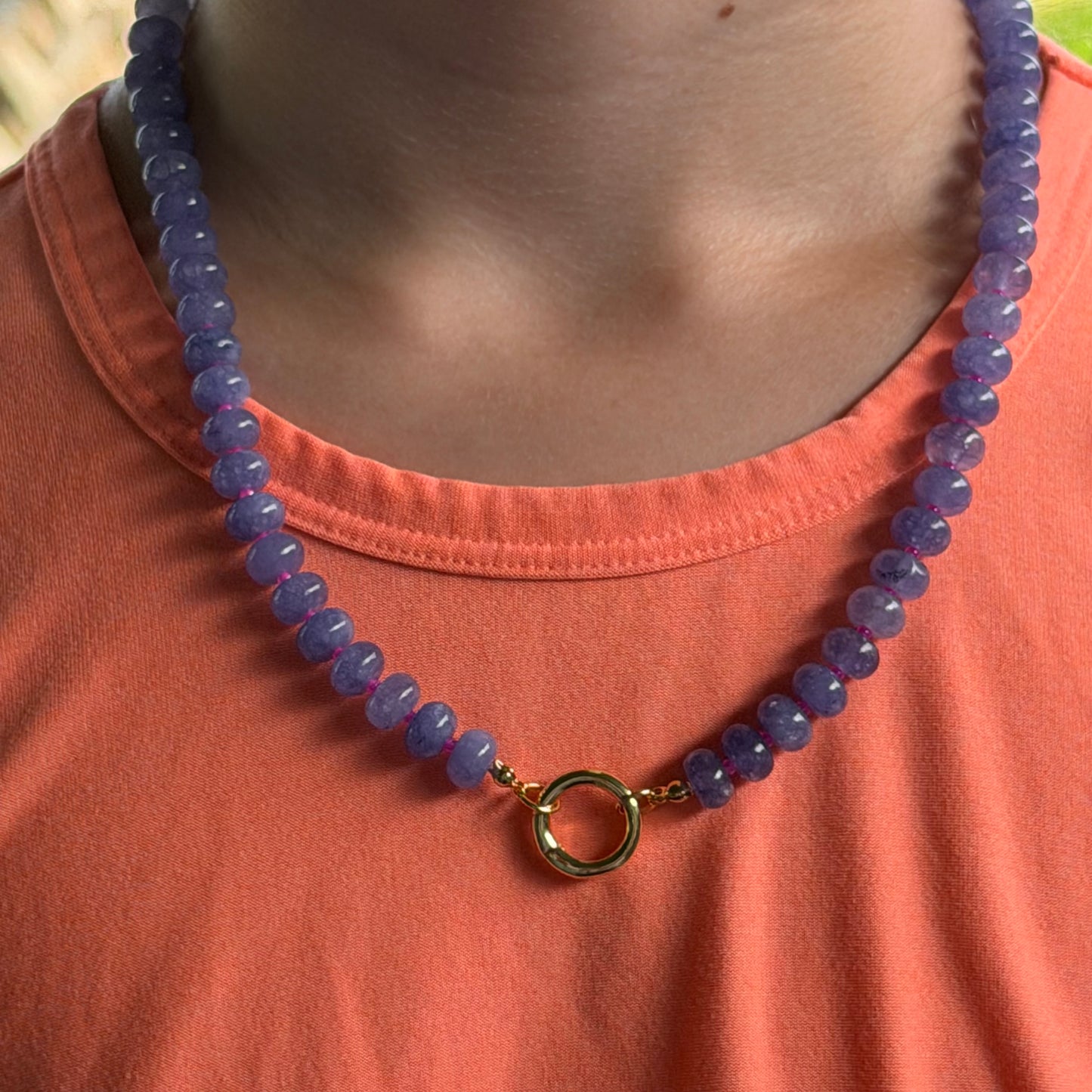 Amethyst Beaded Necklace