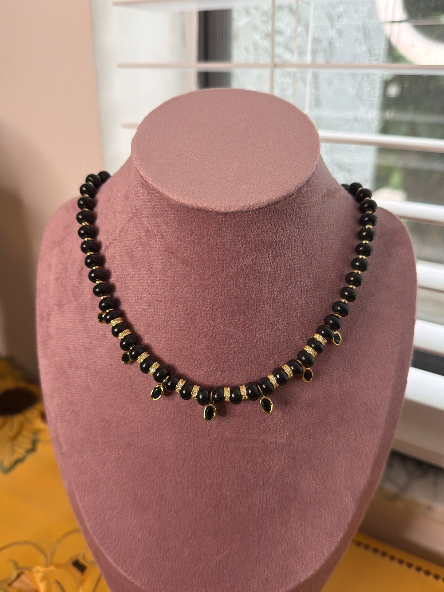 Candy Drop Necklace with 18K Gold Spacers | 16" + 2" Extender