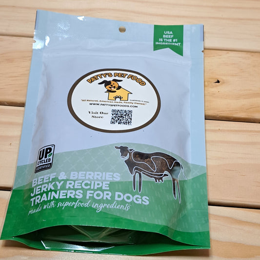 Pooch Perfect Dog Jerky Treats- Beef and Berries