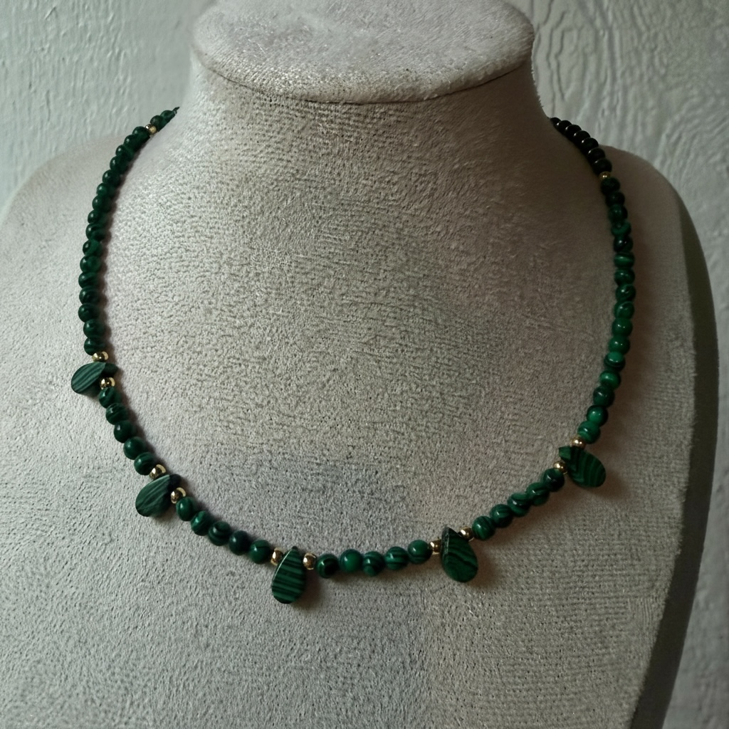 Mini Candy Drop Necklace with 18K Gold Spacers | 16" + 2" Extension