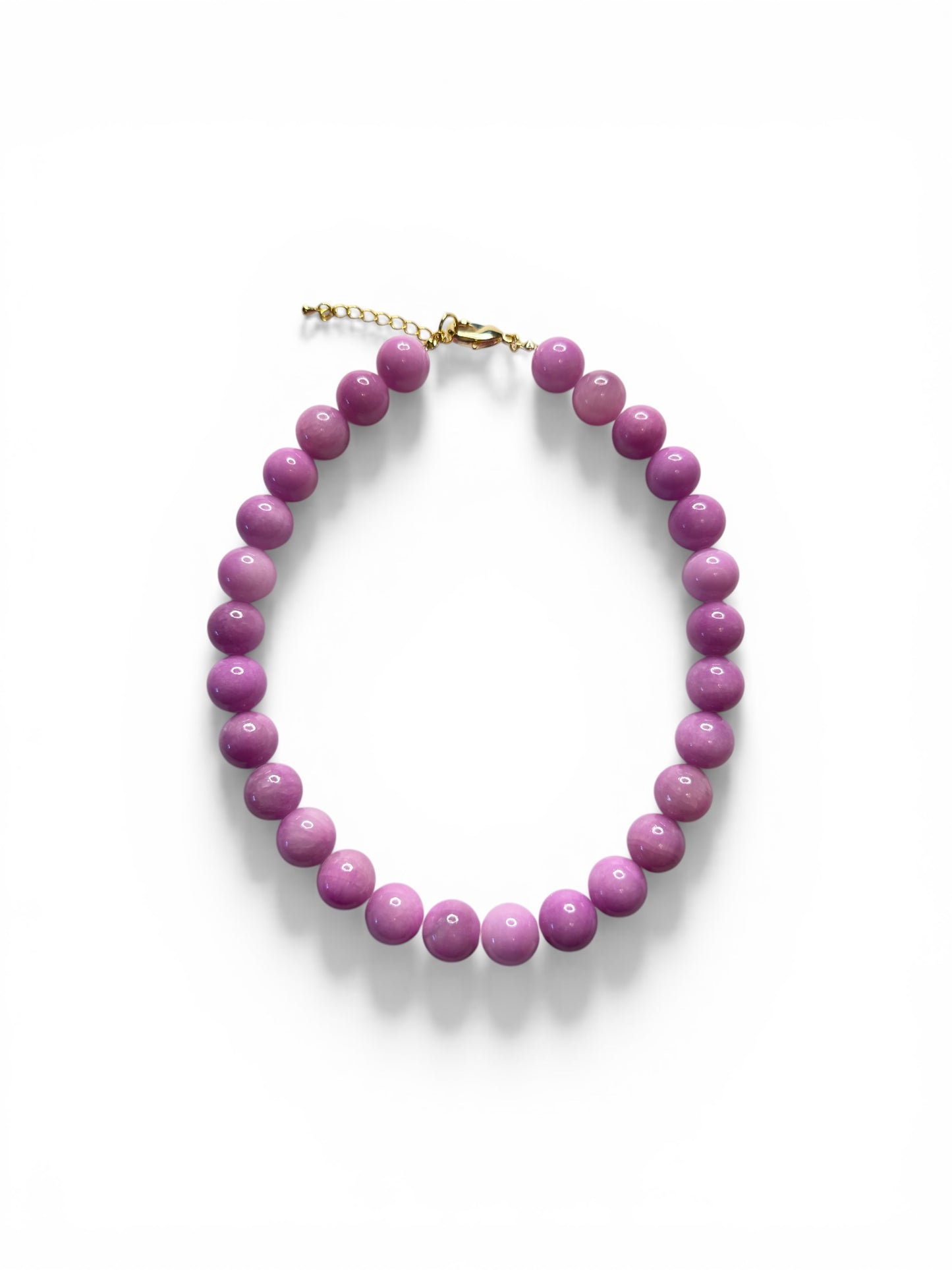 Jade Sugar Pop Chunky Necklace - 14mm Chunky Beads