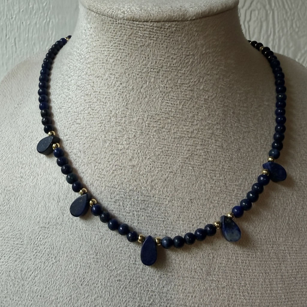 Mini Candy Drop Necklace with 18K Gold Spacers | 16" + 2" Extension