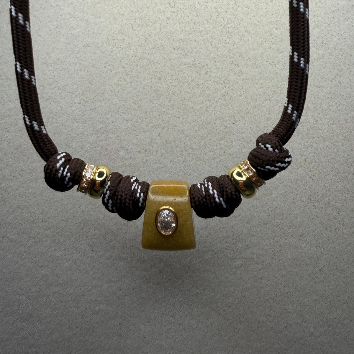 Nile Pyramid Paracord Necklace
