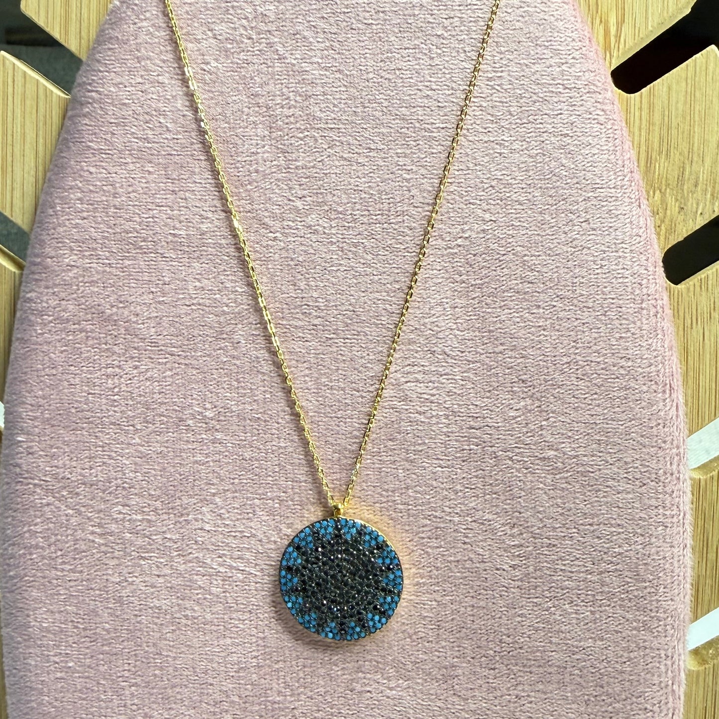Guardian Glow Necklace – 18K Gold Plated 925 Sterling Silver with CZ Protector Pendant