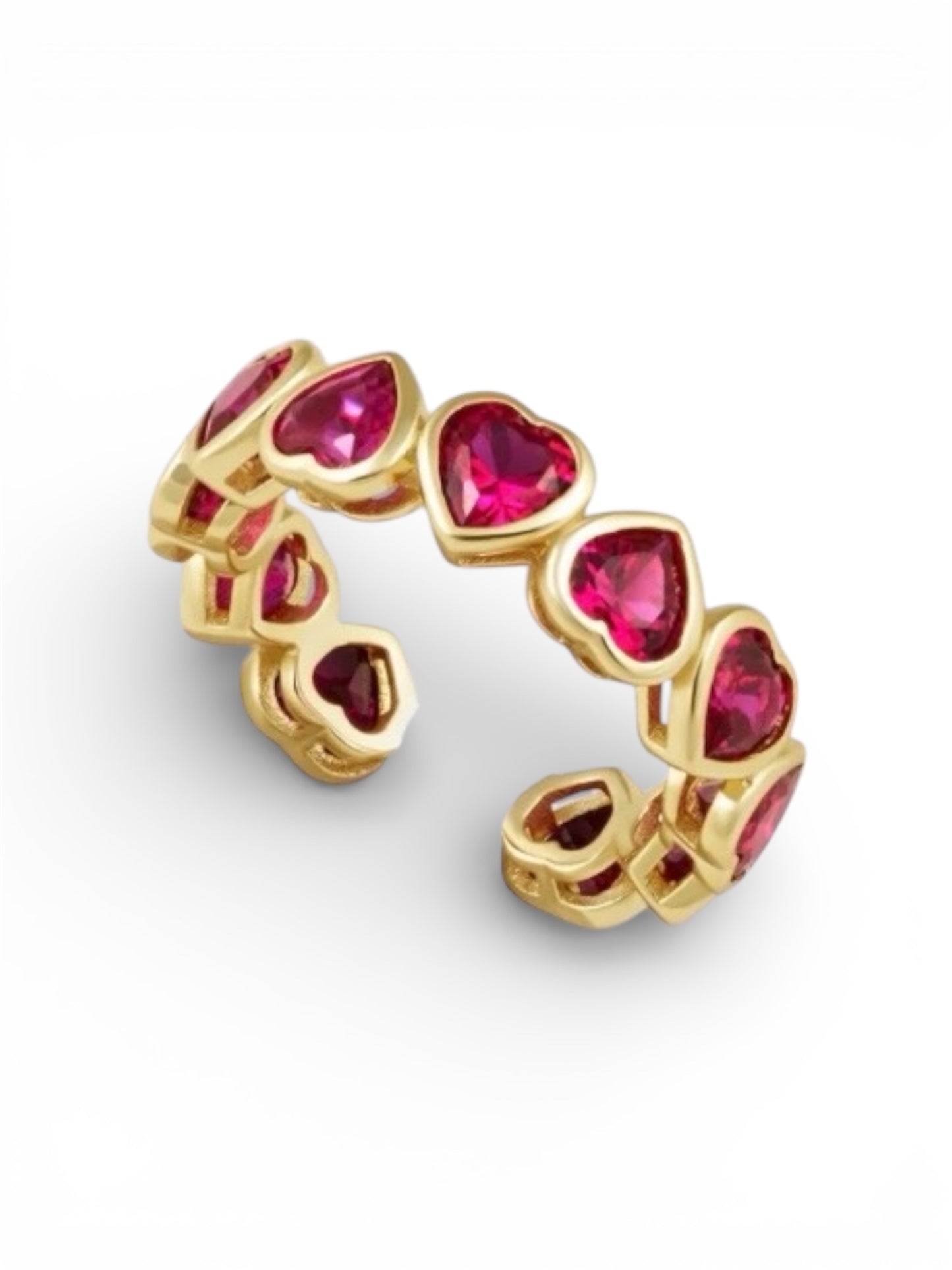 💙 Golden Petite Sweeheart Adjustable Ring