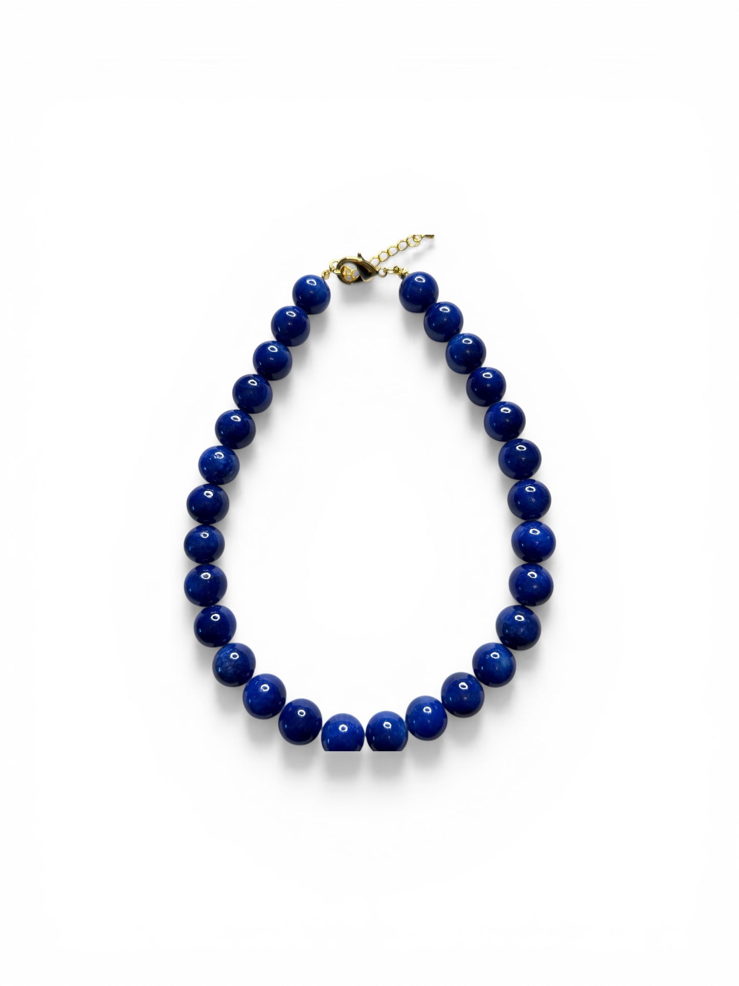 Jade Sugar Pop Chunky Necklace - 14mm Chunky Beads
