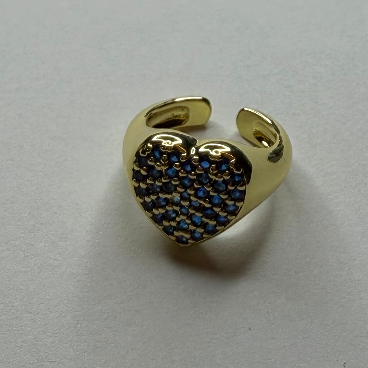 Sweetheart Sparkle Adjustable Pinky Ring
