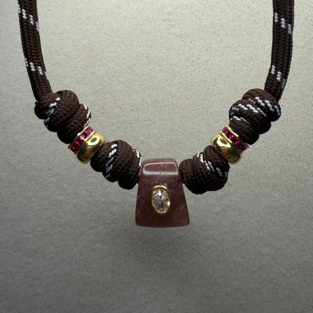 Nile Pyramid Paracord Necklace