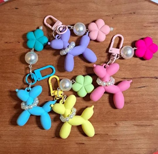 Balloon Dog Keychain/Bag Charm