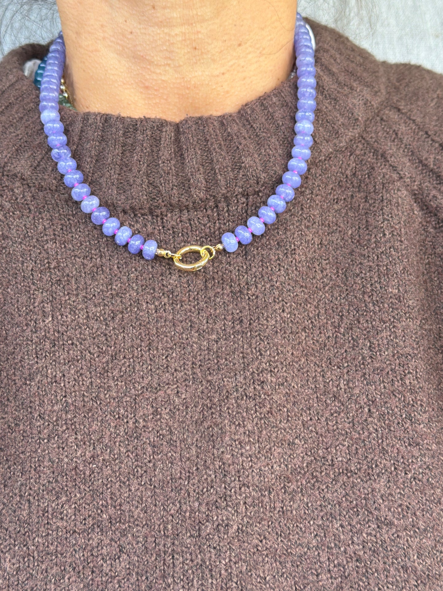 Amethyst Beaded Necklace