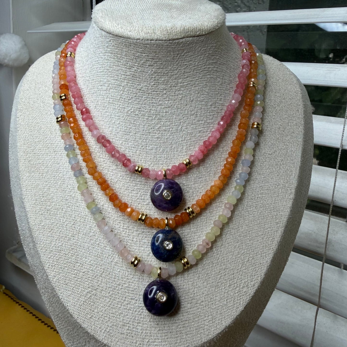 Moonstone Magic Beaded Necklace