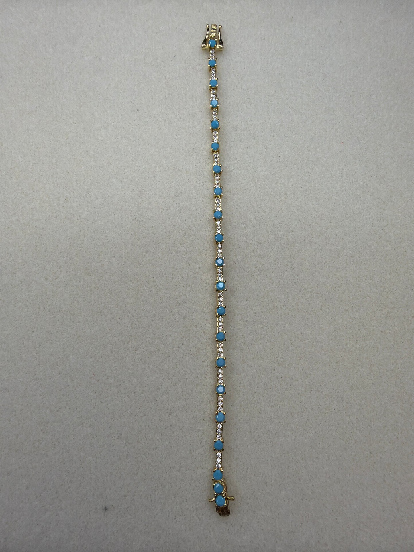 3A Rainbow CZ Tennis Bracelet (6.5" to 7")