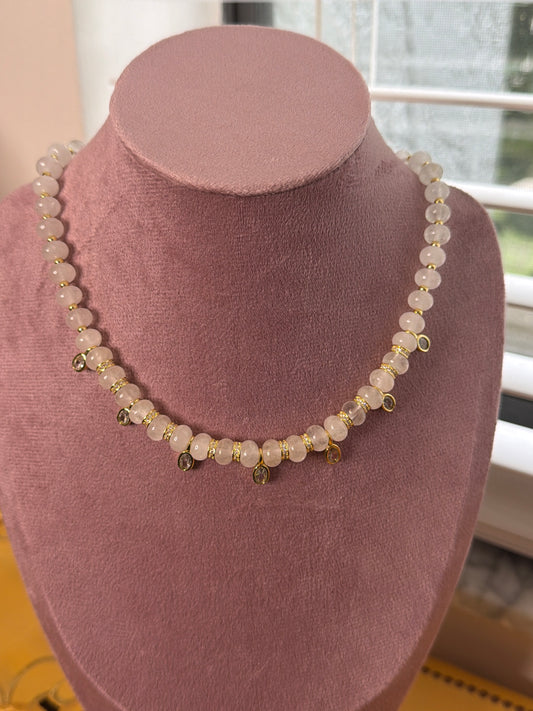 Candy Drop Necklace with 18K Gold Spacers | 16" + 2" Extender