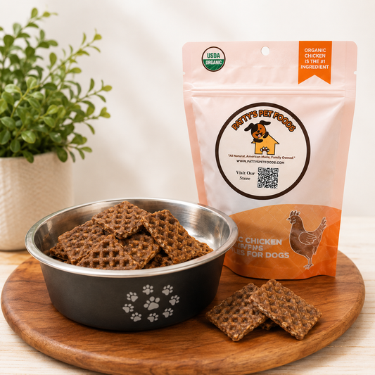 Organic Chicken & Pumpkin Jerky Dog Treats | Human-Grade Digestive Support Treats