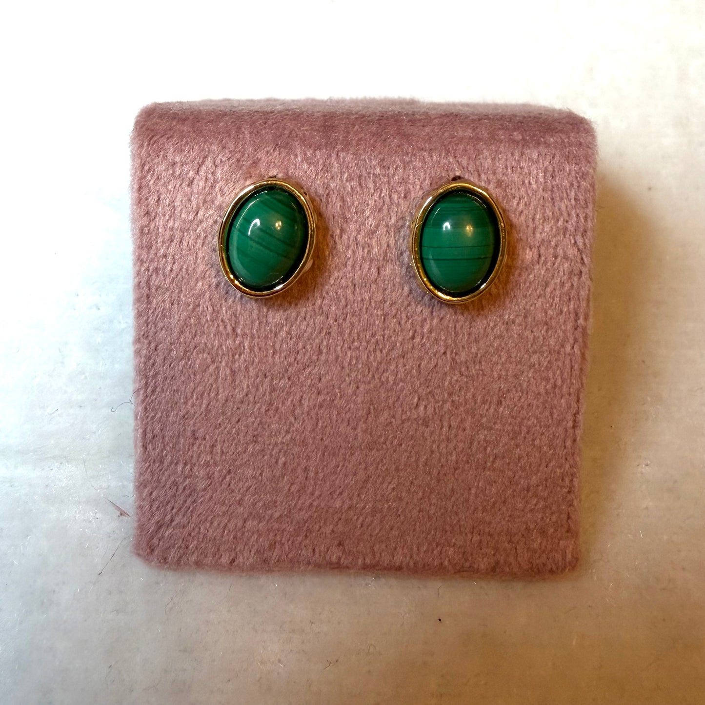 Golden Glow Natural Stone Earrings