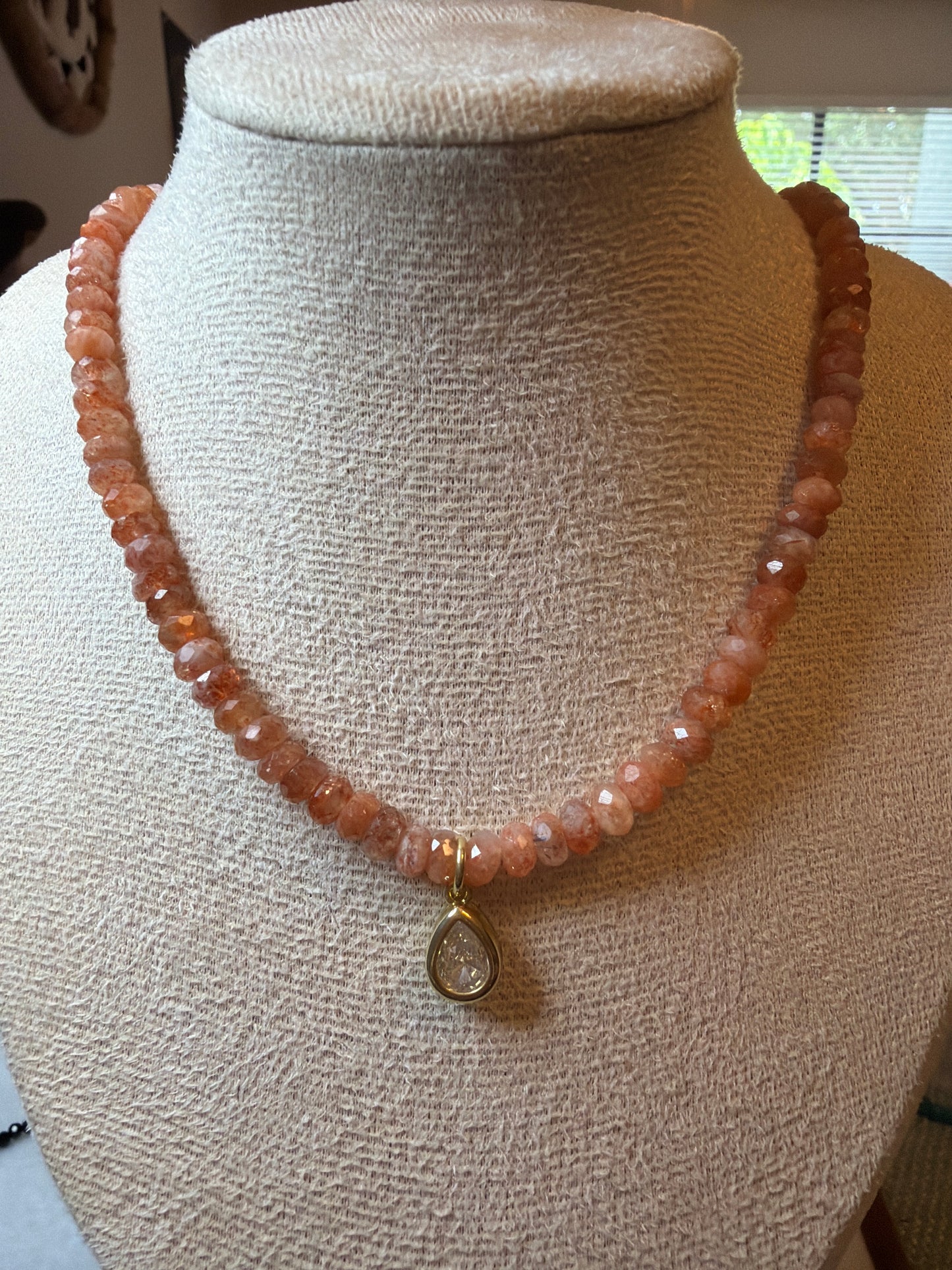 Sun & Moon Gemstone Necklace