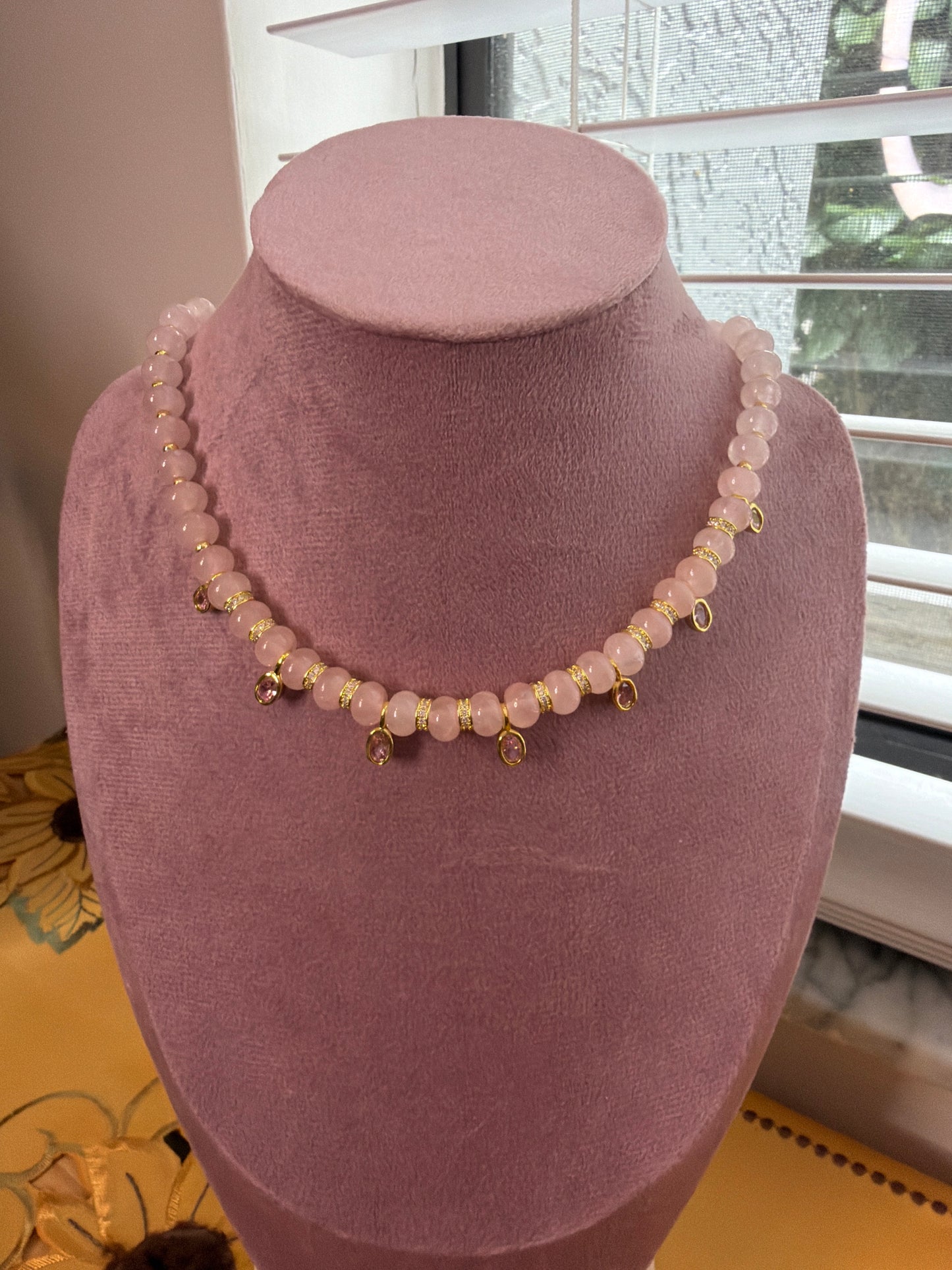Candy Drop Necklace with 18K Gold Spacers | 16" + 2" Extender