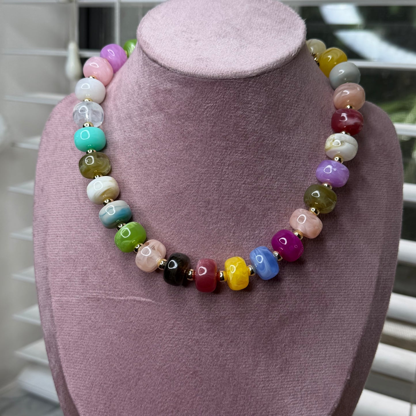 Color Pop Acrylic Necklace