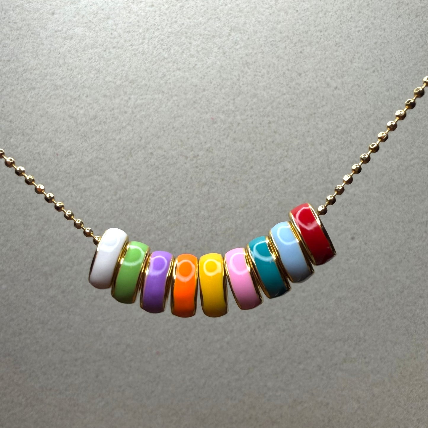 Color Pop Enamel Jewelry Spacer