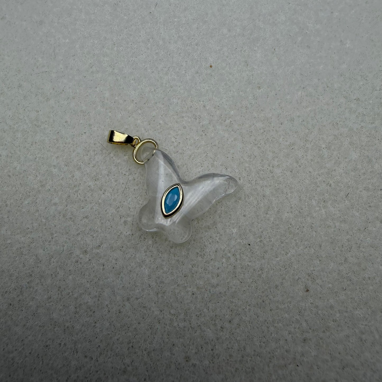 Natural Stone Butterfly Charm – Transformation & Beauty 🦋✨