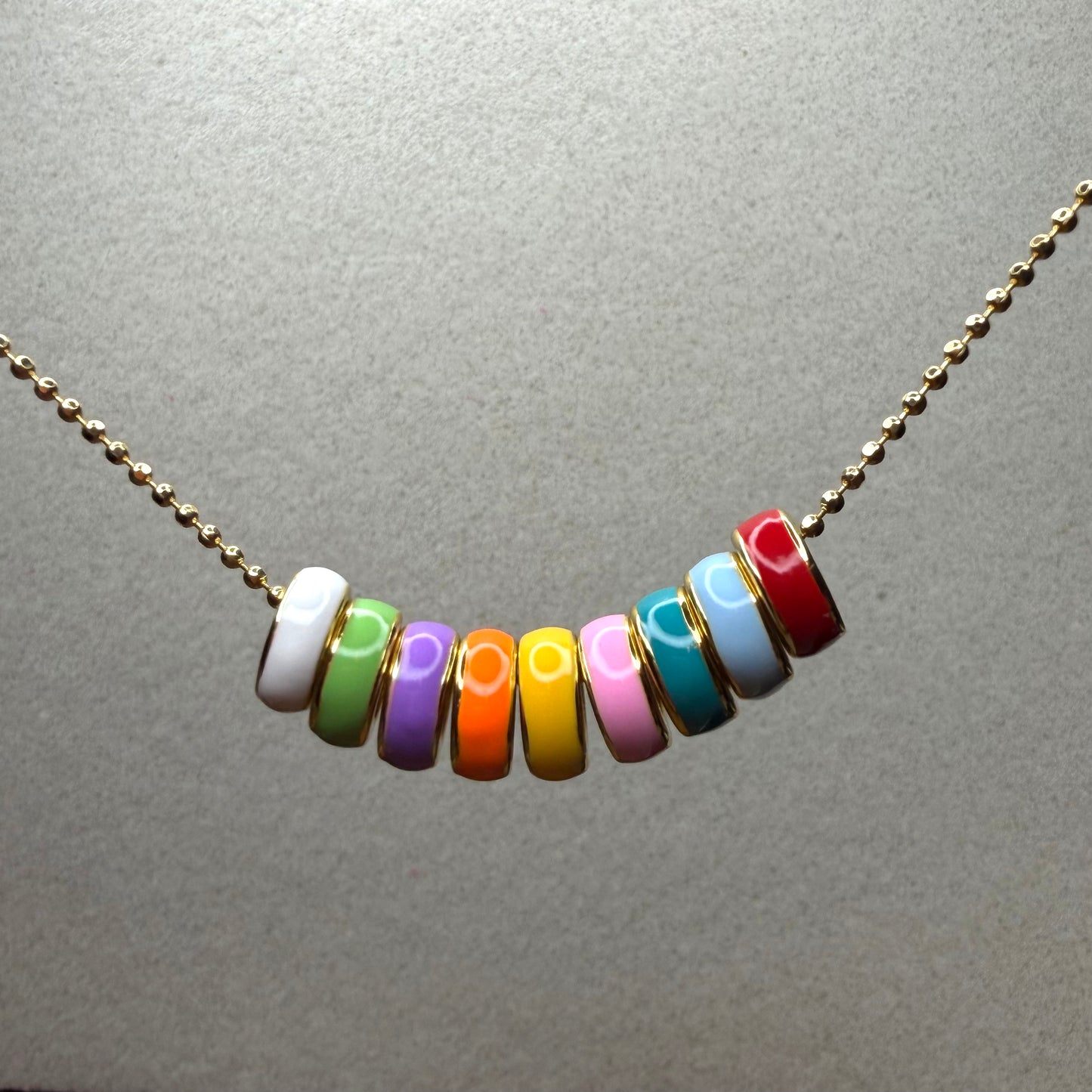 Color Pop Enamel Jewelry Spacer