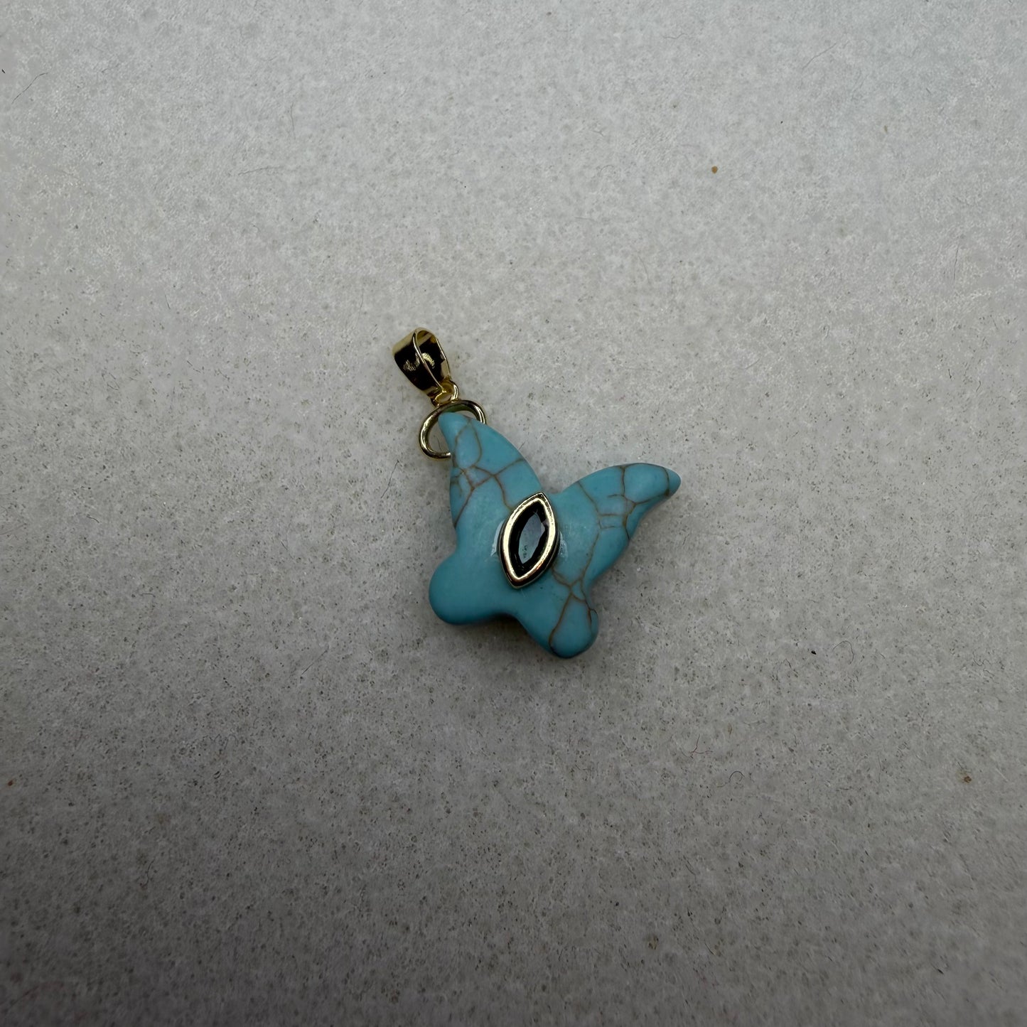 Natural Stone Butterfly Charm – Transformation & Beauty 🦋✨