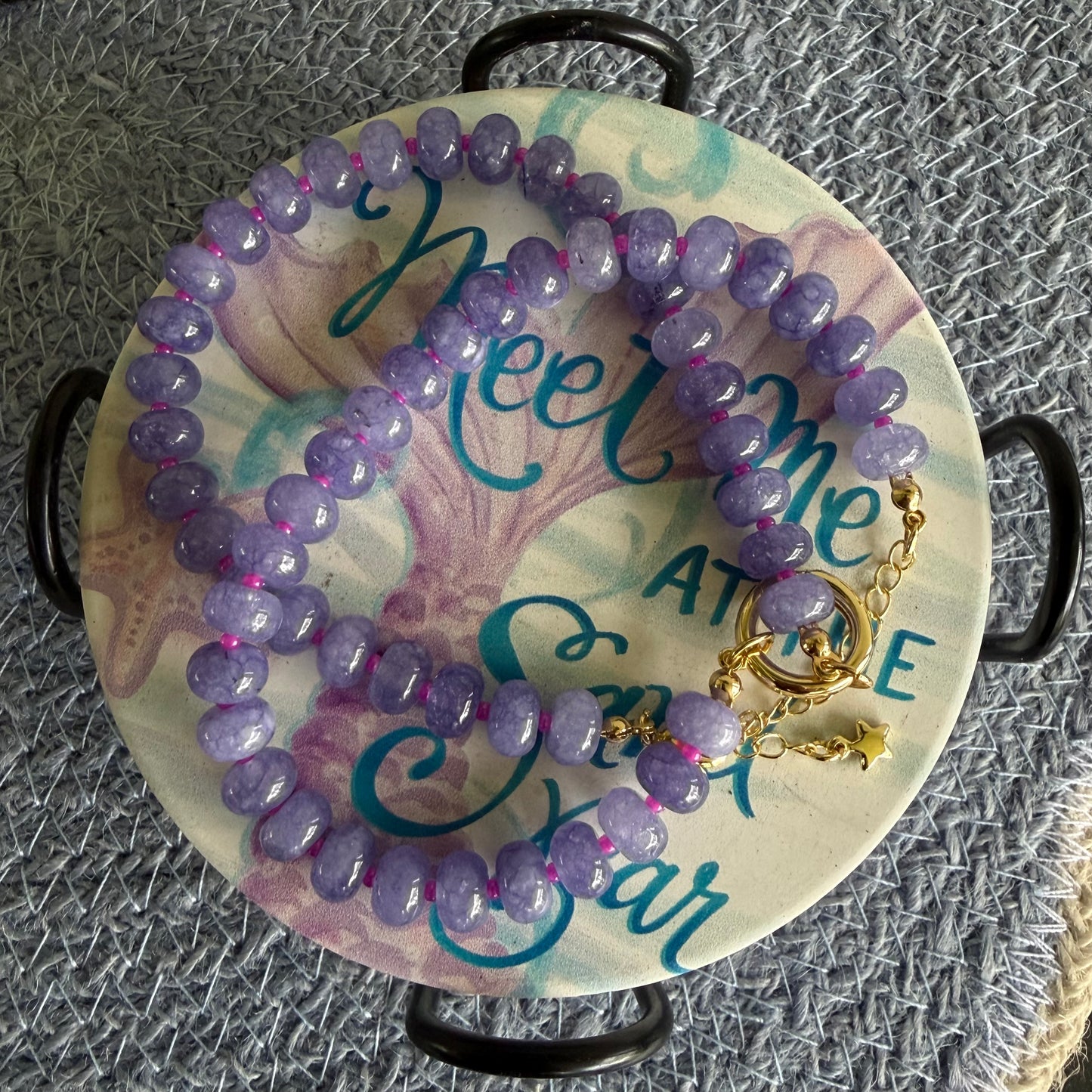Amethyst Beaded Necklace