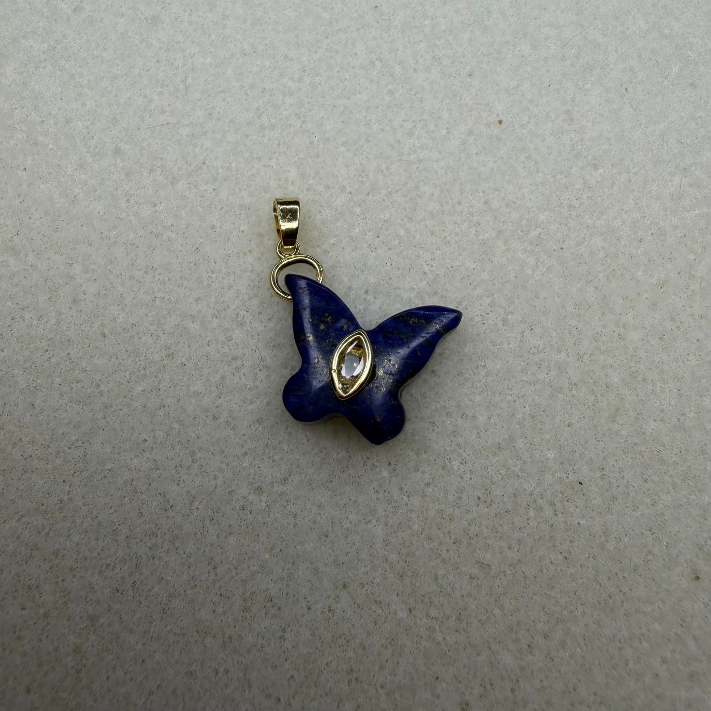 Natural Stone Butterfly Charm – Transformation & Beauty 🦋✨