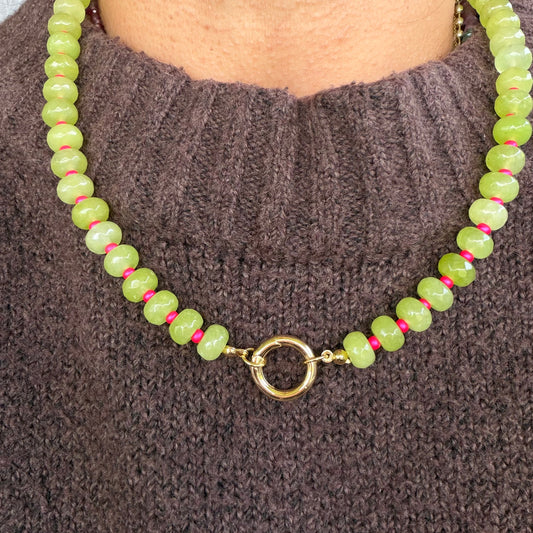 Limoncello Serpentine Beaded Necklace