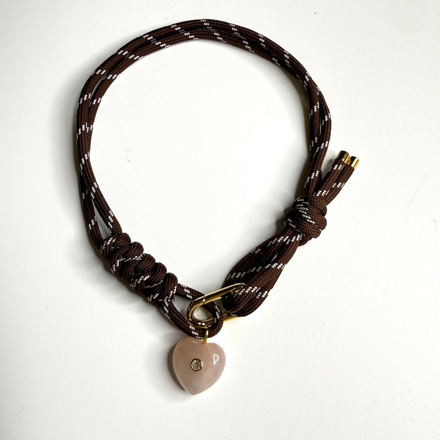 Urban Love Quartz Adjustable Paracord Necklace