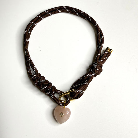 Urban Love Quartz Adjustable Paracord Necklace