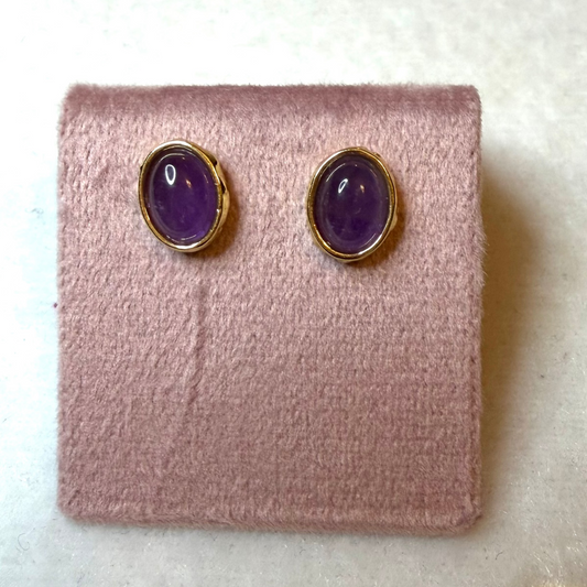 Golden Glow Natural Stone Earrings