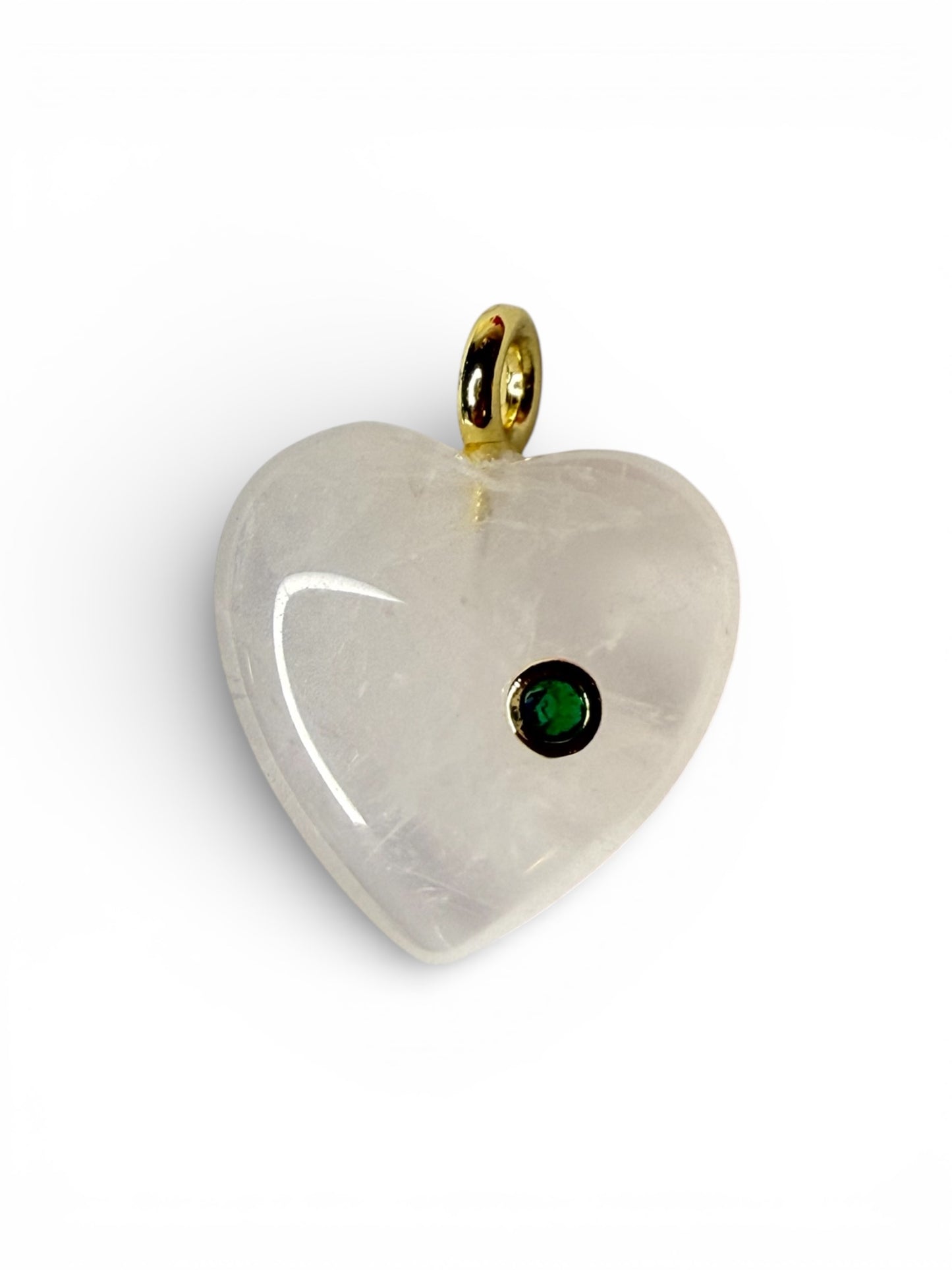💖Heart Natural Stone Charm