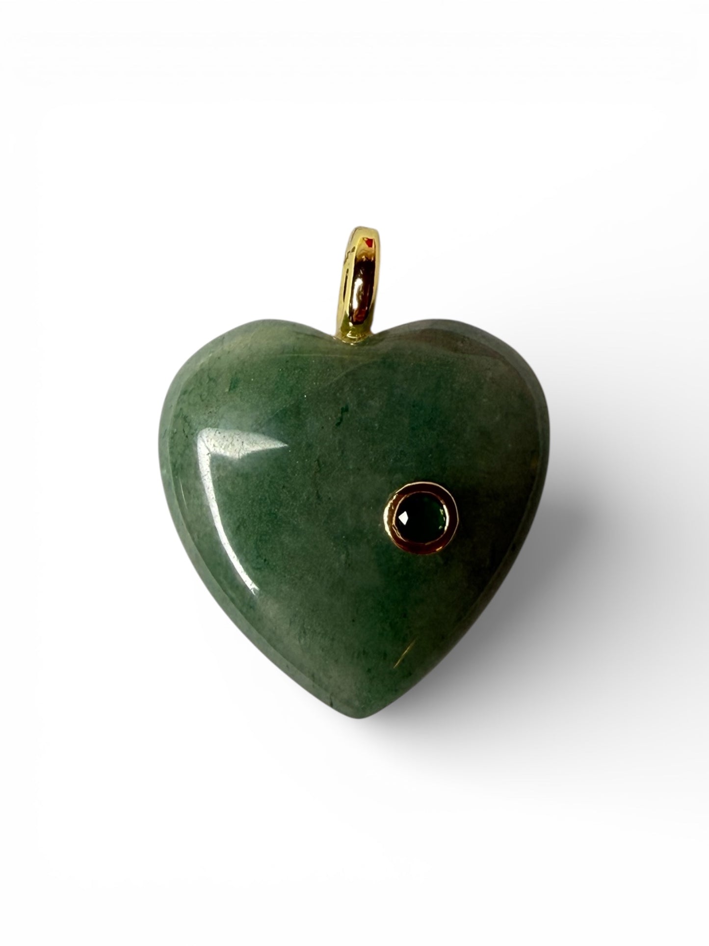 💖Heart Natural Stone Charm