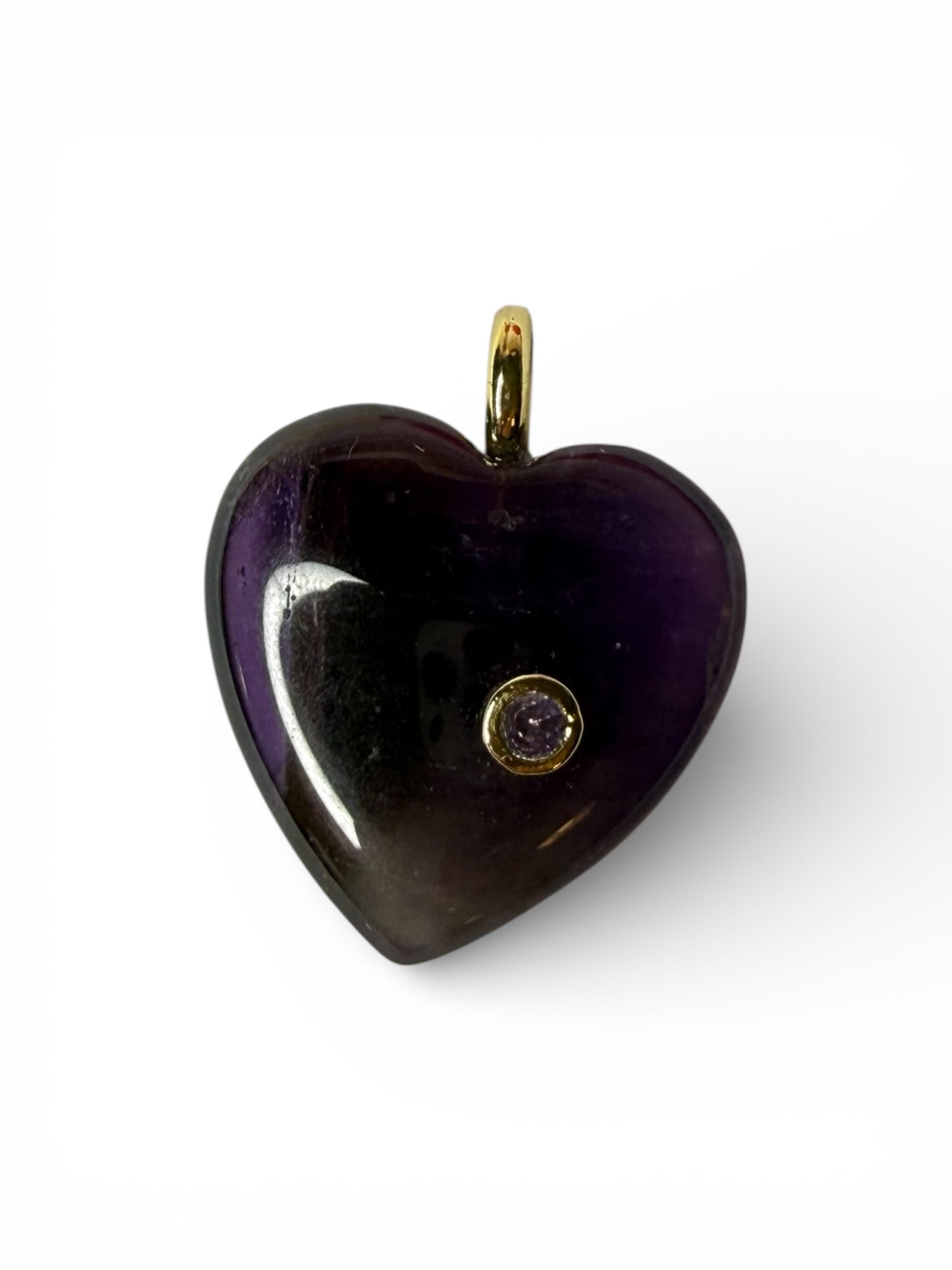 💖Heart Natural Stone Charm